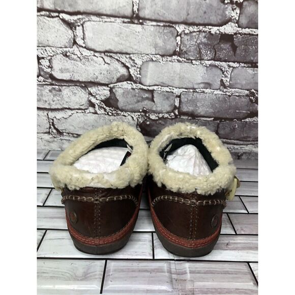 Merrell Spirit Tibet Low Espresso Dark Cinnamon Fur Booties Shoes Women Sz 7M US - Picture 6 of 16